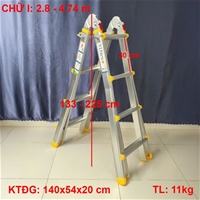 Thang nhôm trượt gấp gọn đa năng NIKITA NKT-AM04
