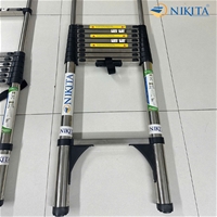 Thang INOX Rút Đơn 11 Bậc Chống Trượt NIKITA TY-420