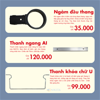 Tổng Hợp Phụ Kiện Thang Gấp, Thang Rút Đơn, Đôi NIKITA