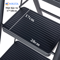 Thang Ghế Khung Sắt Gấp Gọn Chữ A Chắc Chắn NIKITA NKT-47