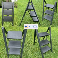 Thang Ghế Khung Sắt Gấp Gọn Chữ A Chắc Chắn NIKITA NKT-55