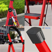 Thang Ghế Khung Sắt Gấp Gọn Chữ A Chắc Chắn NIKITA NKT-44