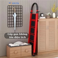 Thang Ghế Khung Sắt Gấp Gọn Chữ A Chắc Chắn NIKITA NKT-44