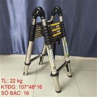 Thang Rút Đôi Inox Chữ A, Chữ I Chính Hãng NIKITA IDA66