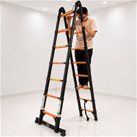 Thang Rút Đôi Thép Carbon Chống Gỉ, Chịu Lực Tốt NIKITA IRA30-320