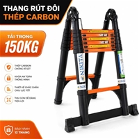Thang Rút Đôi Thép Carbon Chống Gỉ, Chịu Lực Tốt NIKITA IRA30-320