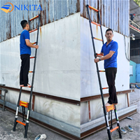 Thang Rút Đơn Thép - Cao 2m3, 6 Bậc - NIKITA IR230 Dành Cho Gia Đình