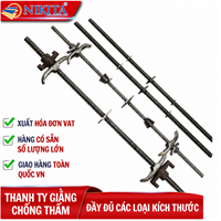Ty Giằng Cốp Pha Chống Thấm - Thanh Ty Ren Khóa Khuôn Đúc Bê Tông Vách Hầm, Bể Nước NIKITA