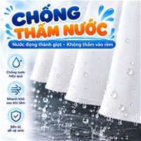 Rèm Chống Nước Chất Liệu Nhựa Cho Phòng Tắm, Vách Ngăn NIKITA