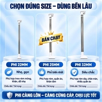 Thanh Treo Đa Năng Inox Không Khoan Tường NIKITA