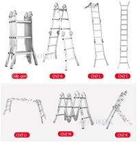 Thang nhôm gấp đa năng NKT- A404 & T404