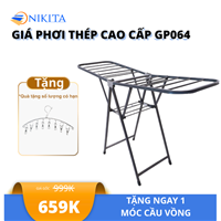 Giàn Phơi Quần Áo Để Đất Thông Minh Gấp Gọn NIKITA GP064