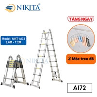 Thang nhôm rút đa năng Nikita NKT-AI72
