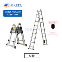 Thang nhôm rút đa năng Nikita NKT-AI80