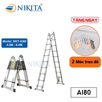 Thang nhôm rút đa năng Nikita NKT-AI80