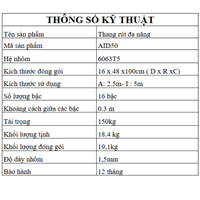 Thang nhôm rút đa năng Nikita NKT-AID50
