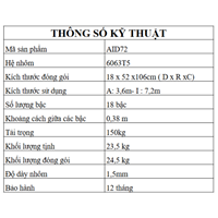 Thang nhôm rút đa năng Nikita NKT-AID72