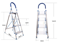 Thang ghế nhôm bậc lớn Nikita NKT-D304