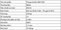 Thang nhôm rút gọn Nikita NKT-TL380