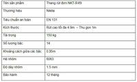 Thang nhôm rút Nikita NKT-TL490