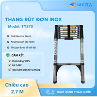 Thang INOX Rút Đơn Chống Trượt NIKITA TY-270