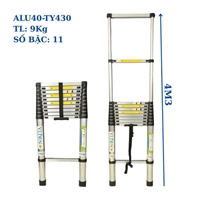 Thang Nhôm Đơn Rút Gọn Tiện Lợi NIKITA ALU 430