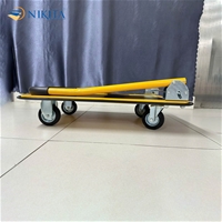 Xe Đẩy Hàng Gấp Gọn 4 Bánh Có Tay Vịn Tiện Lợi, Chịu Tải Cao NIKITA XDH-140