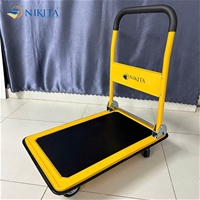 Xe Đẩy Hàng Gấp Gọn 4 Bánh Có Tay Vịn Tiện Lợi, Chịu Tải Cao NIKITA XDH-140