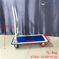 Xe Đẩy Hàng Có Tay Vịn, Gấp Gọn, 4 Bánh Xe Tiện Lợi NIKITA XDH-87